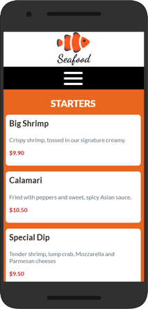 Online Menu