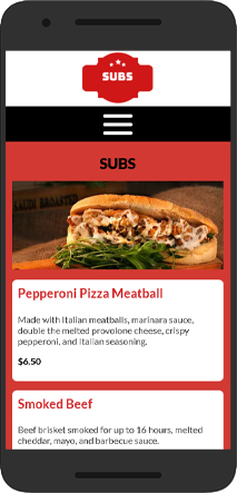 Online Menu