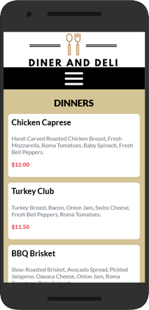 Online Menu