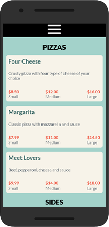 Online Menu