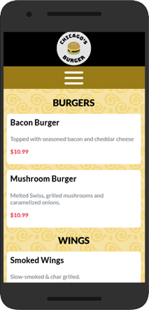 Online Menu