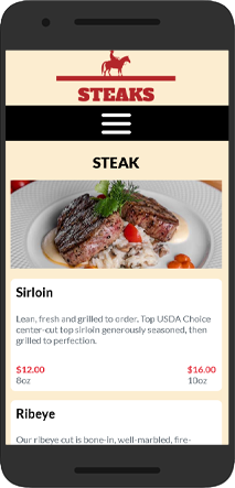 Online Menu