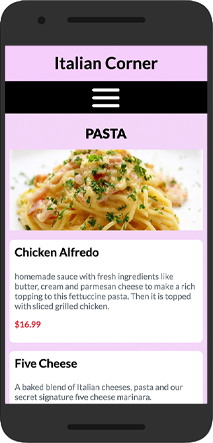 Online Menu