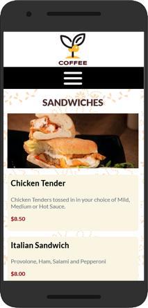 Online Menu